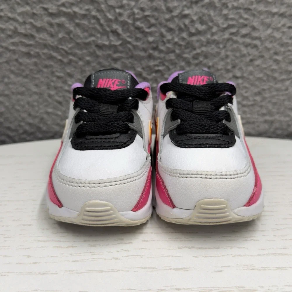 Nike Air Max 90 Shoes Infant Size 4C Laser Orange Hyper Pink Sneakers DM8688-100
